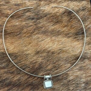 Sterling Silver Torque/Choker Necklace